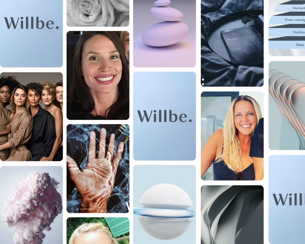 Collage image of women who are smiling because they have improved their Perimenopause journey.